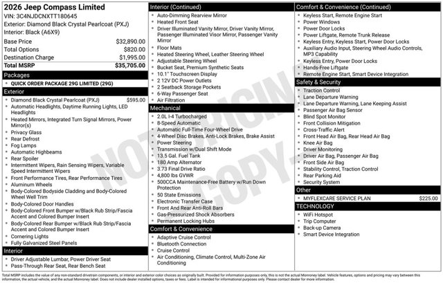 2026 Jeep Compass Limited