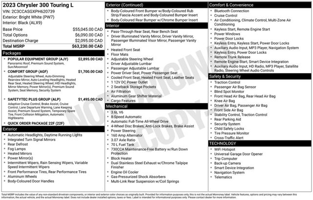 2023 Chrysler 300 Touring L