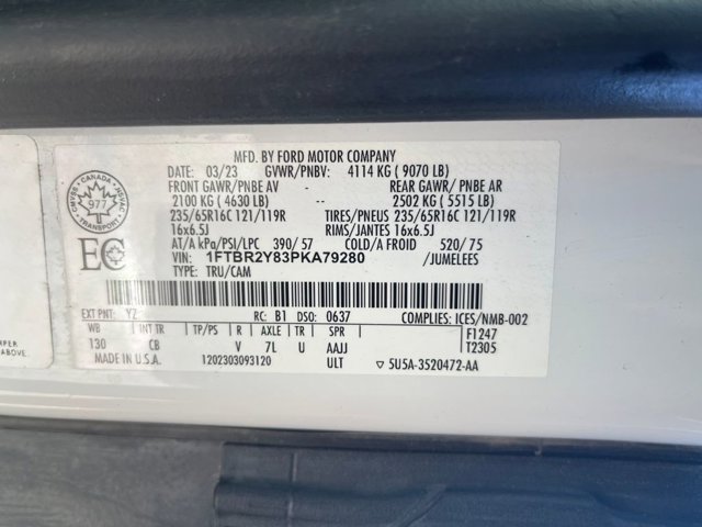 2023 Ford Transit Cargo Van Base