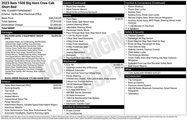 2023 Ram 1500 Big Horn