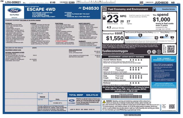 2018 Ford Escape Titanium