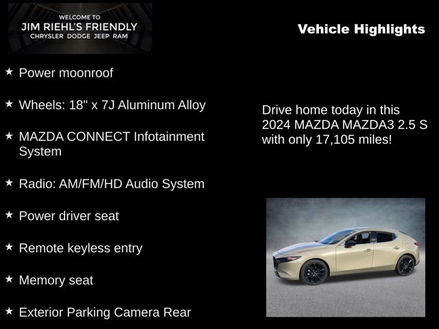 2024 Mazda Mazda3 Hatchback 2.5 Carbon Turbo