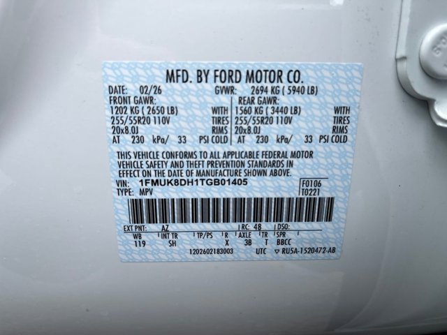 2026 Ford Explorer Active w/200A Pkg