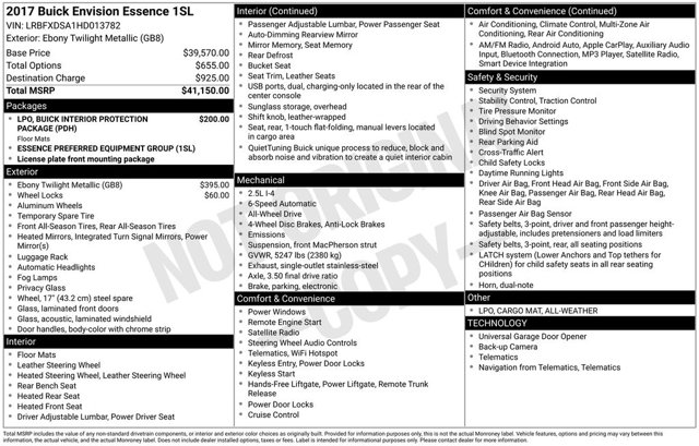 2017 Buick Envision Essence