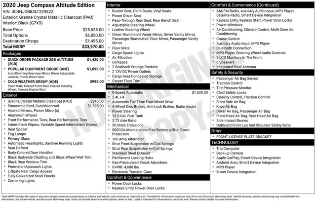 2020 Jeep Compass Altitude