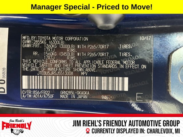 2018 Toyota 4Runner SR5