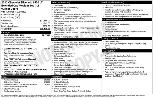 2012 Chevrolet Silverado 1500 LT