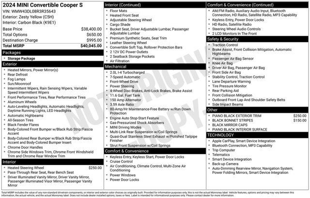 2024 MINI Convertible Cooper S