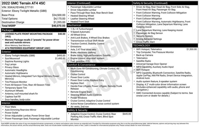 2022 GMC Terrain AT4