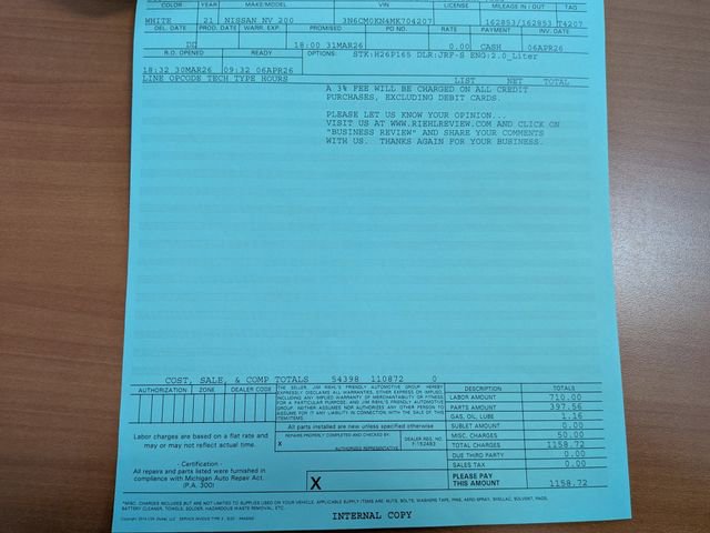 2021 Nissan NV200 Compact Cargo SV