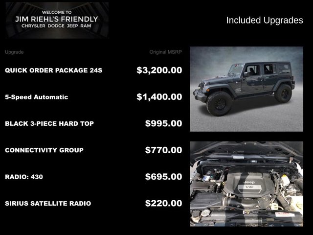 2017 Jeep Wrangler Unlimited Sport