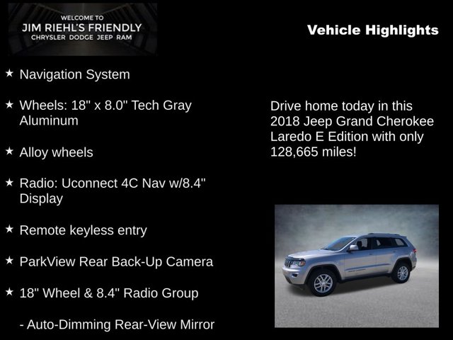 2018 Jeep Grand Cherokee Laredo E