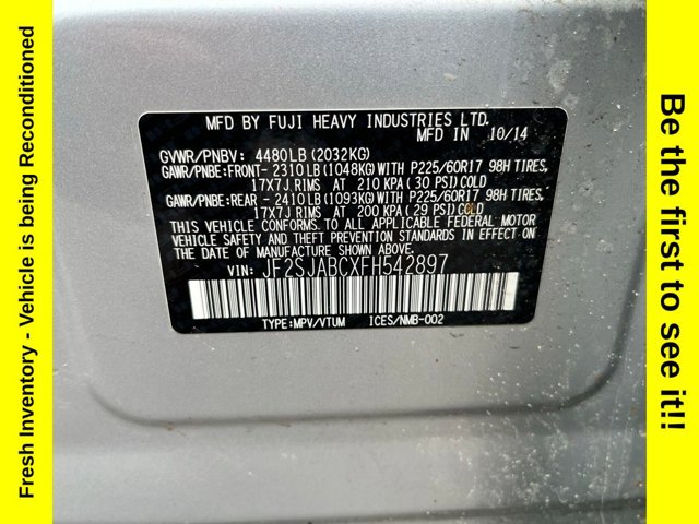 2015 Subaru Forester 2.5i