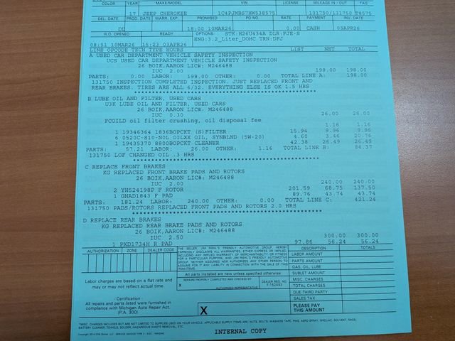 2017 Jeep Cherokee Trailhawk