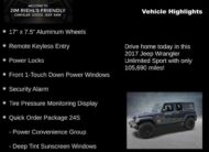 2017 Jeep Wrangler Unlimited Sport