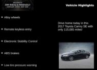 2017 Toyota Camry SE