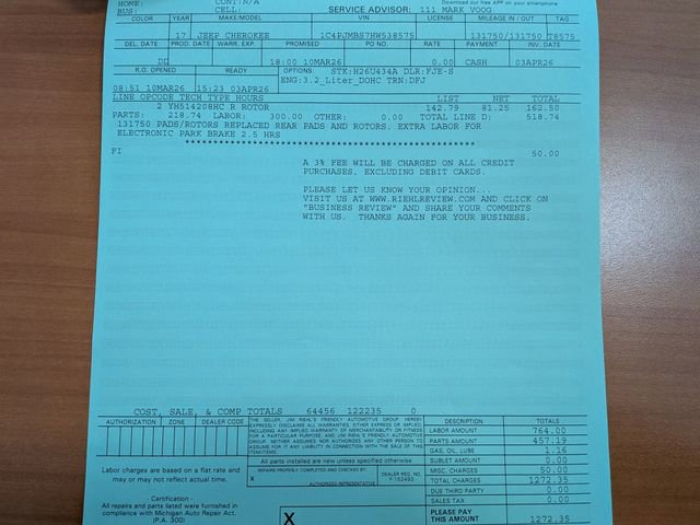 2017 Jeep Cherokee Trailhawk