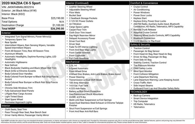 2020 Mazda CX-5 Sport