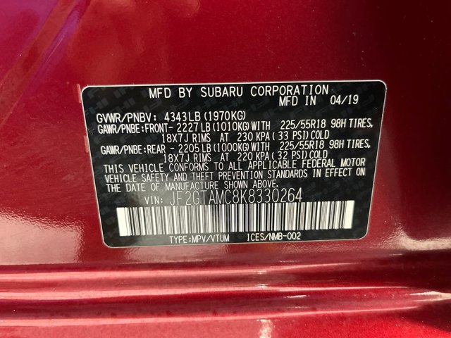 2019 Subaru Crosstrek Limited