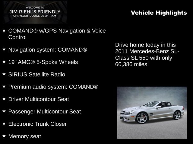 2011 Mercedes-Benz SL-Class SL 550