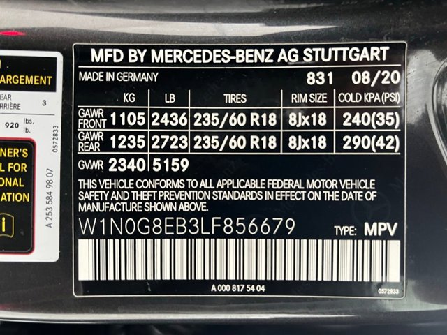 2020 Mercedes-Benz GLC GLC 300