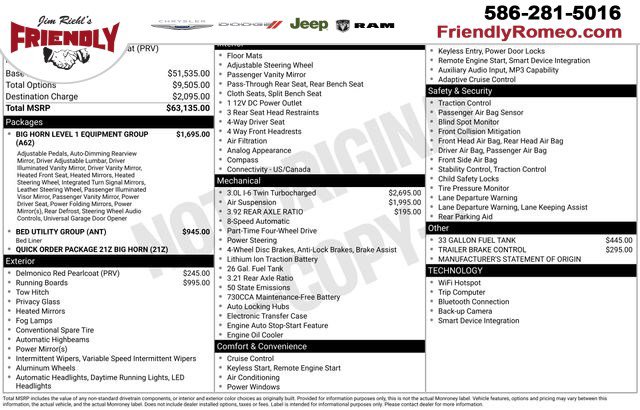 2025 RAM 1500 Big Horn/Lone Star 4x4 Crew Cab 5'7's photo