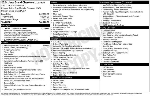 2024 Jeep Grand Cherokee L Laredo